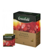 Гринфилд 100 пакетиков Summer Bouquet черный чай