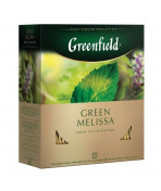 Гринфилд 100 пакетиков Green  Mellissa  зеленый чай