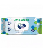 Салфетки влажные "Ultra Fresh Antibacterial" с клапаном, 72шт